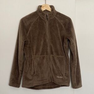Marmot Taupe Fleece Jacket